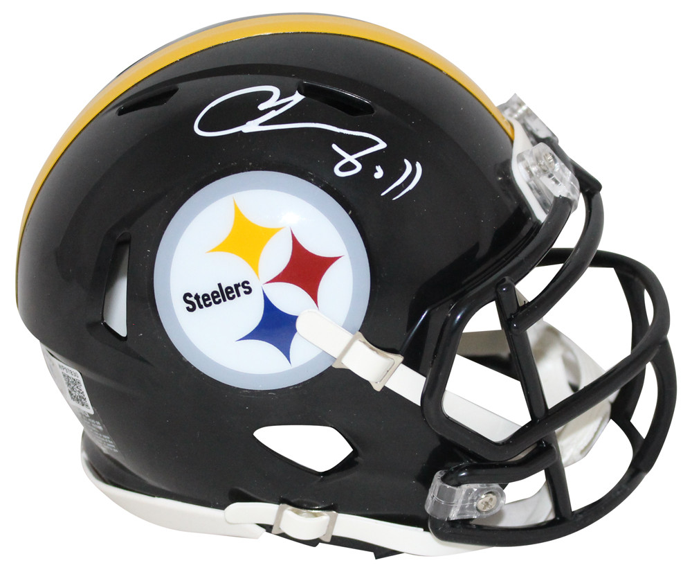 Chase Claypool Autographed Pittsburgh Steelers Speed Mini Helmet BAS