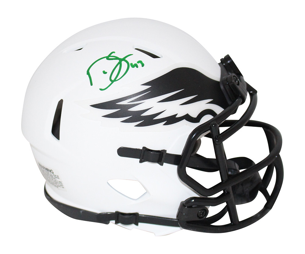 Darren Sproles Autographed Philadelphia Eagles Lunar Mini Helmet BAS