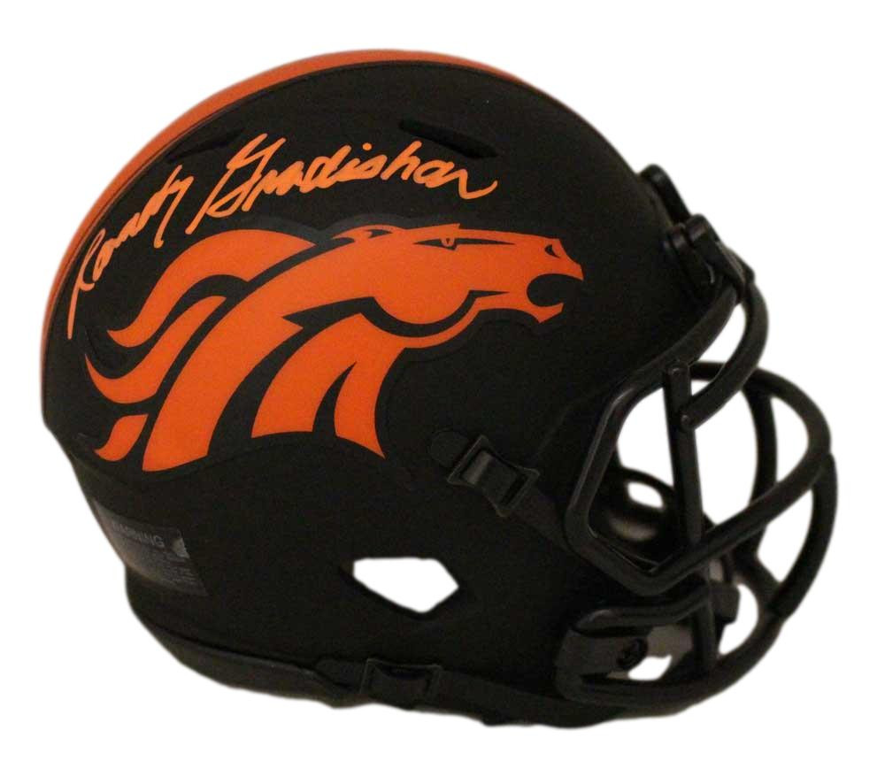 Randy Gradishar Autographed Denver Broncos Eclipse Mini Helmet JSA