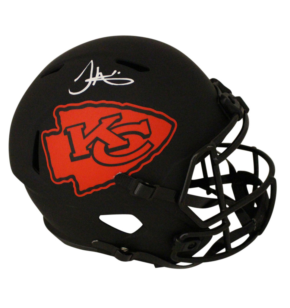 Tyreek Hill Autographed Kansas City Chiefs F/S Eclipse Speed Helmet BAS