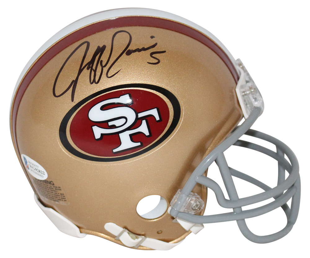 Jeff Garcia Autographed/Signed San Francisco 49ers VSR4 Mini Helmet BAS