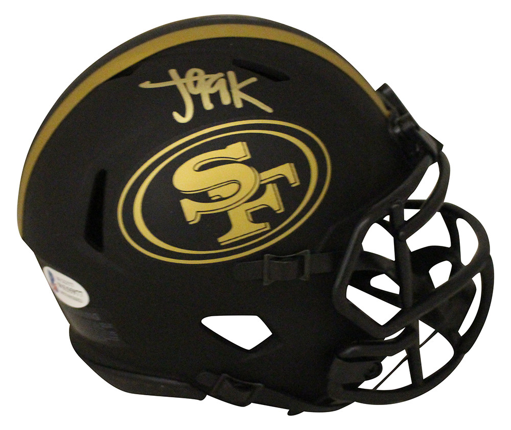 Javon Kinlaw Autographed San Francisco 49ers Eclipse Mini Helmet BAS
