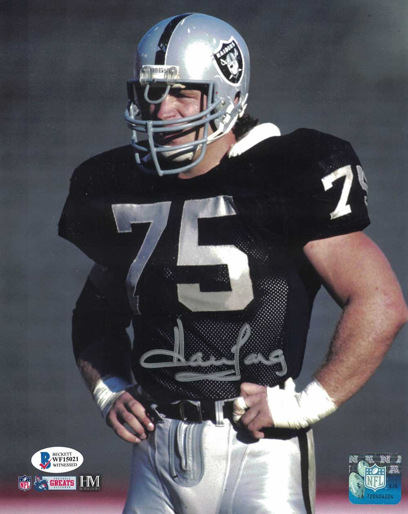 Howie Long Autographed/Signed Oakland Raiders 8x10 Photo BAS