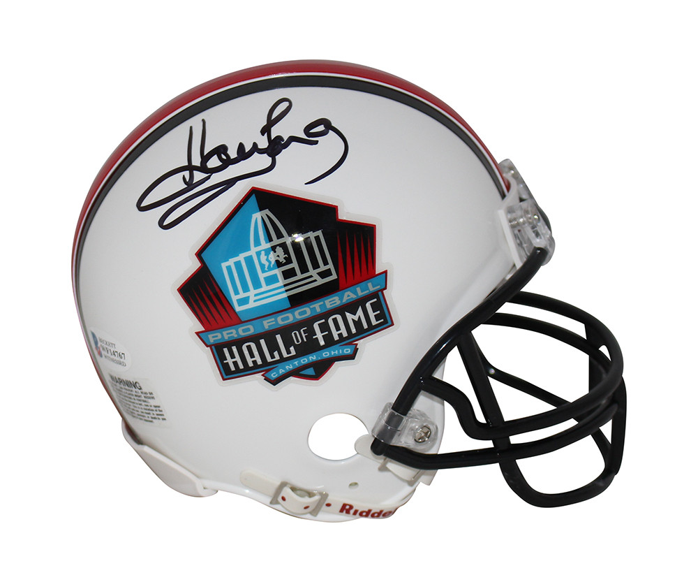 Howie Long Autographed/Signed Hall of Fame Mini Helmet BAS