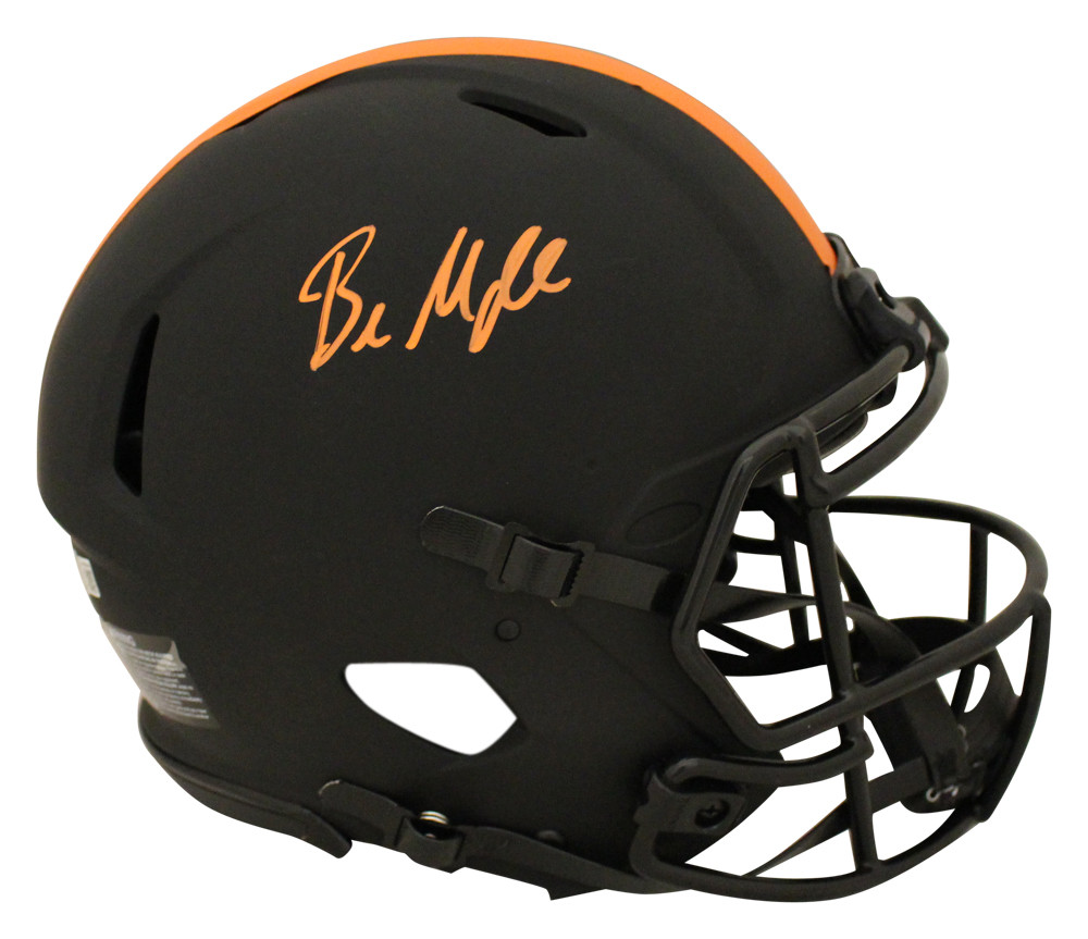 Baker Mayfield Signed Cleveland Browns Authentic Eclipse Helmet BAS