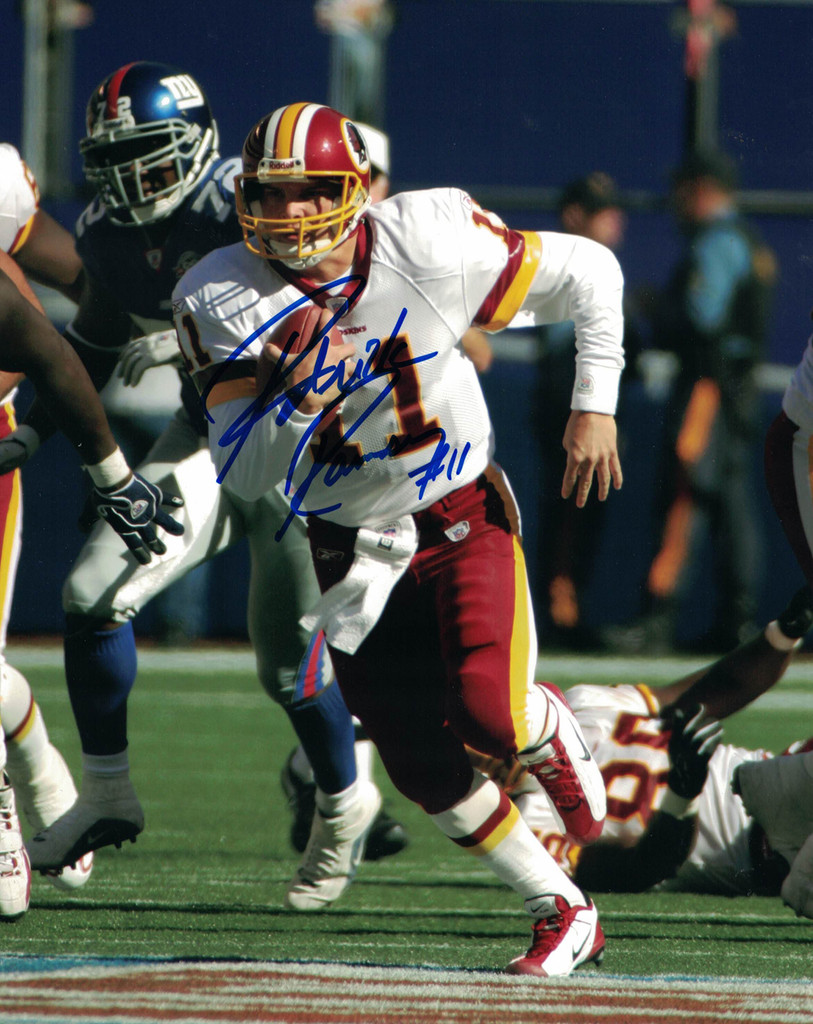 Patrick Ramsey Autographed/Signed Washington Redskins 8x10 Photo