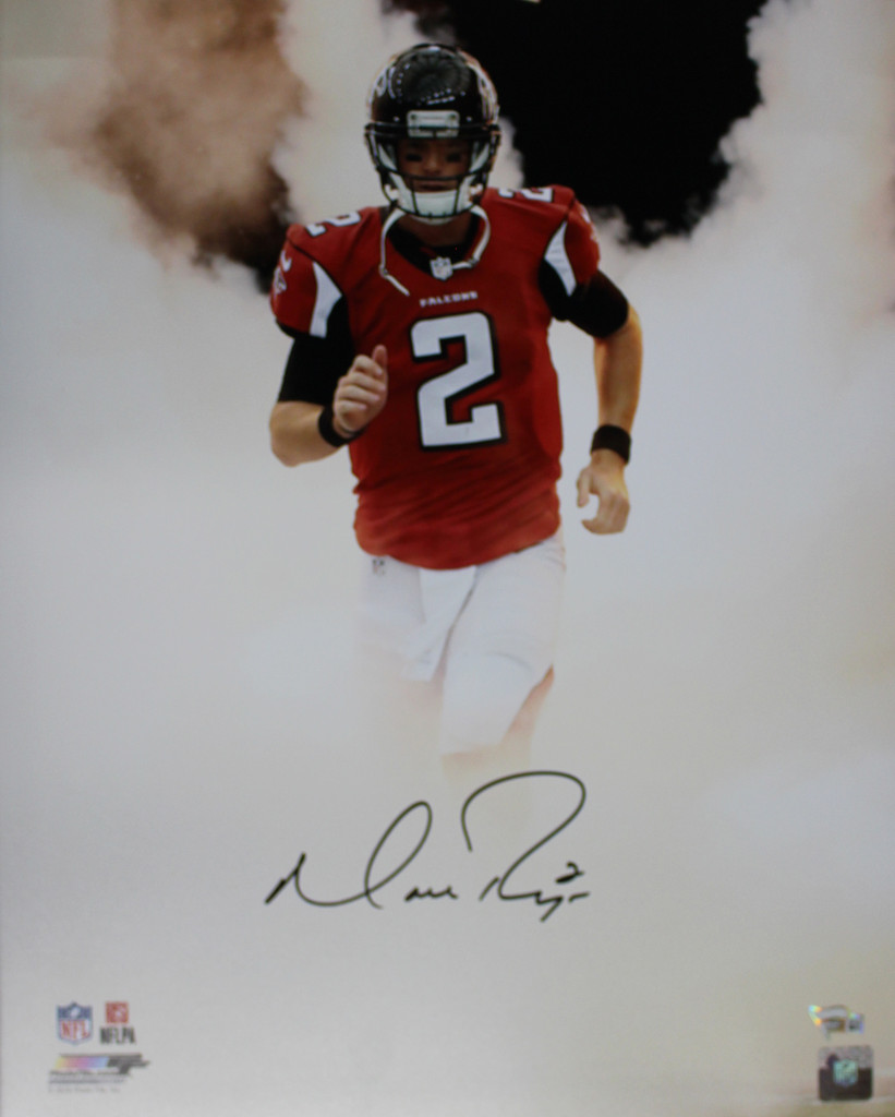 Matt Ryan Autographed/Signed Atlanta Falcons 16x20 Photo FAN PF