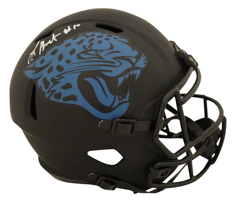 Laviska Shenault Autographed Jacksonville Jaguars Eclipse Helmet BAS