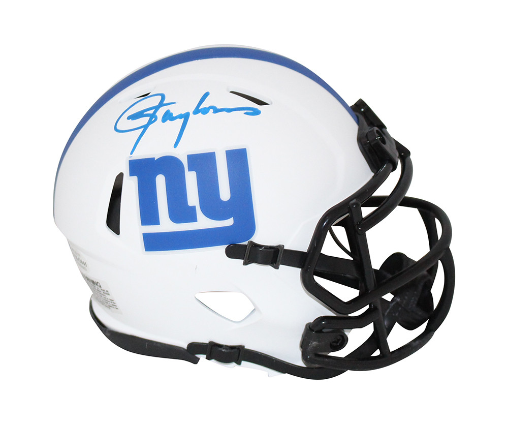 Lawrence Taylor Autographed New York Giants Lunar Mini Helmet Beckett