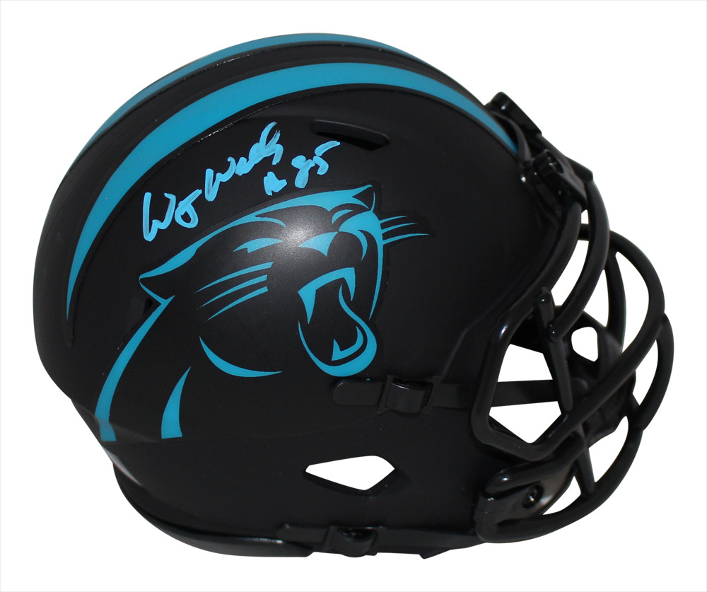 Wesley Walls Autographed Carolina Panthers Eclipse Mini Helmet Beckett