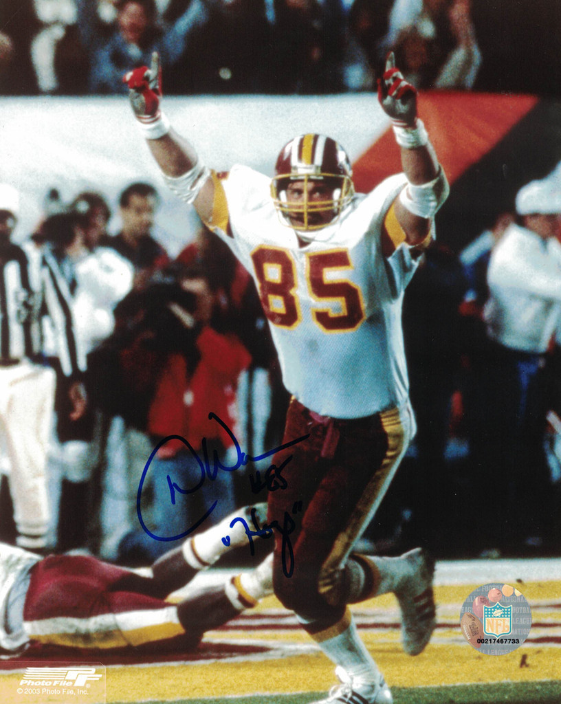 Donnie Warren Autographed/Signed Washington Redskins 8x10 Photo