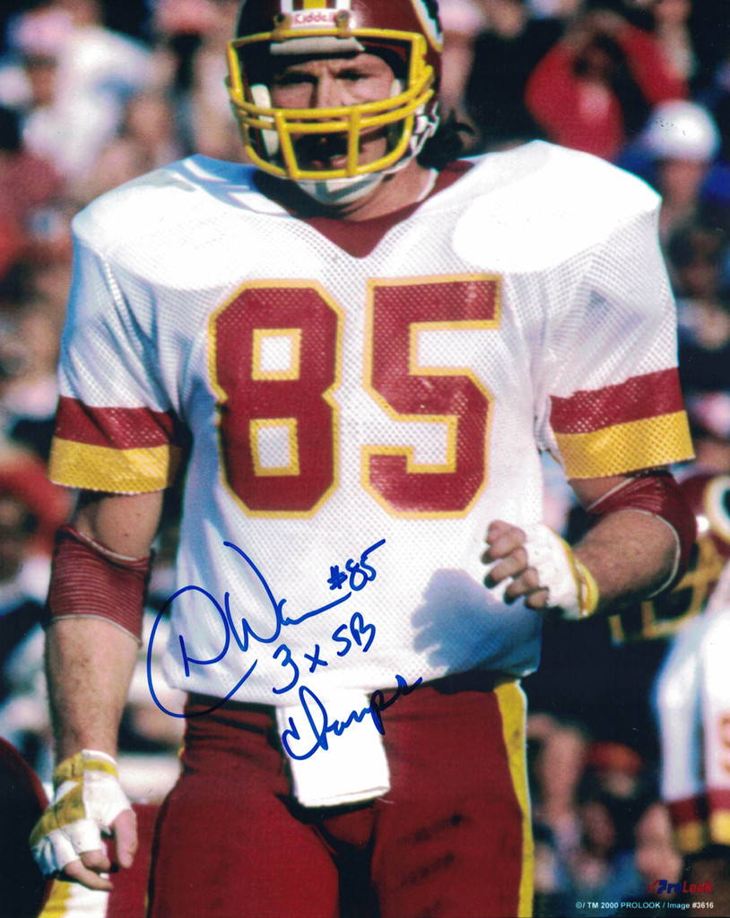 Donnie Warren Autographed Washington Redskins 8x10 Photo Champs