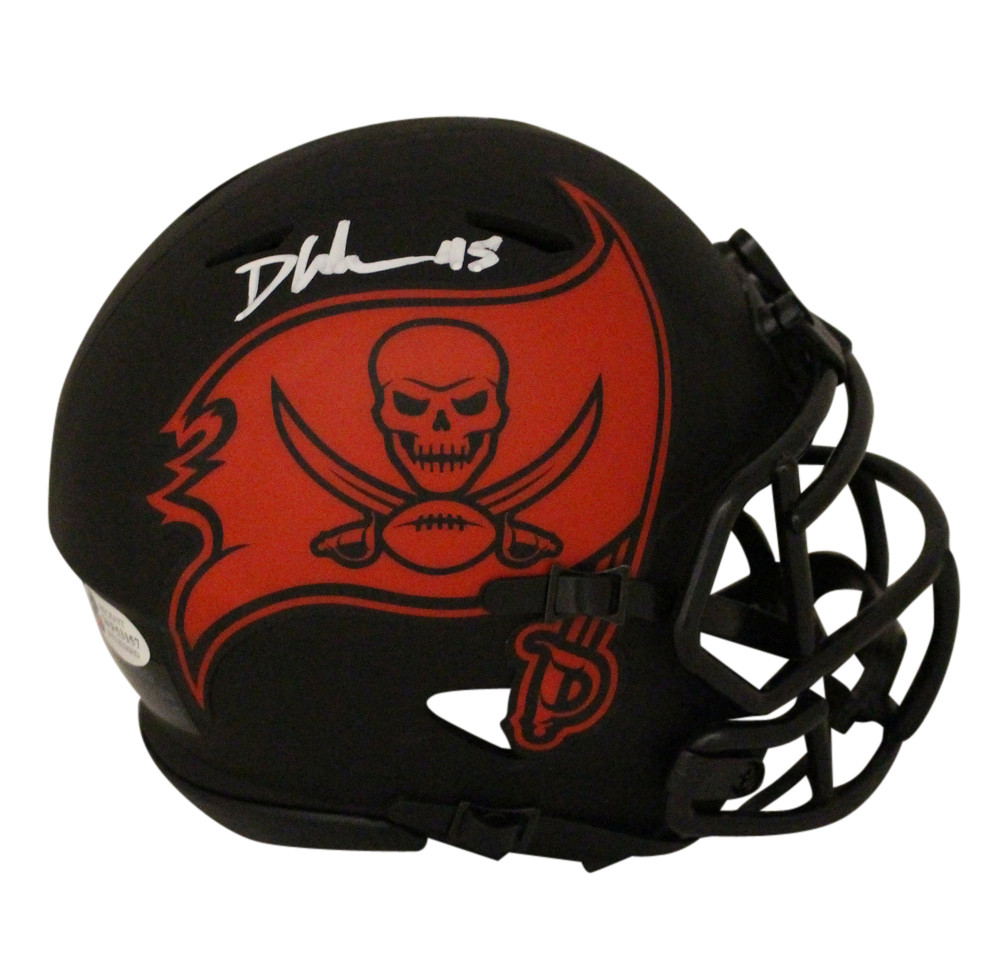Devin White Autographed Tampa Bay Buccaneeers Eclipse Mini Helmet BAS