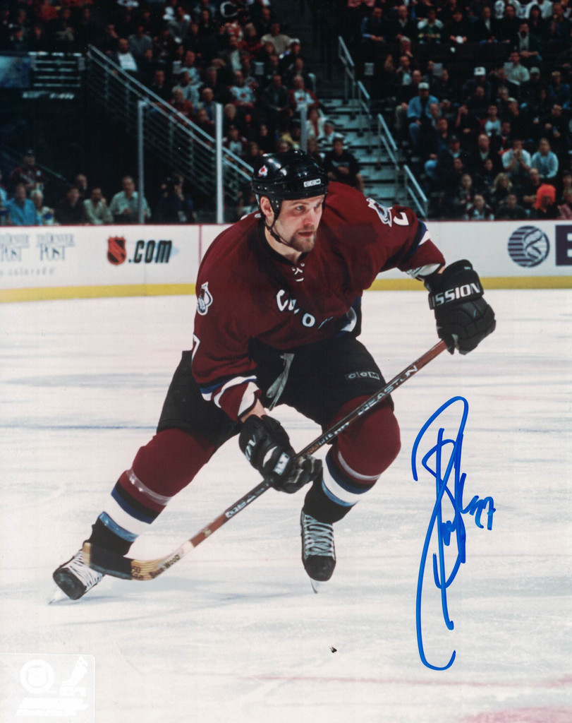 Scott Parker Autographed/Signed Colorado Avalanche 8x10 Photo PF