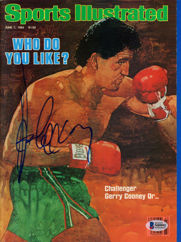 Gerry Cooney Signed Boxing Sports Illustrated Magazine 6/7/1982 Beckett