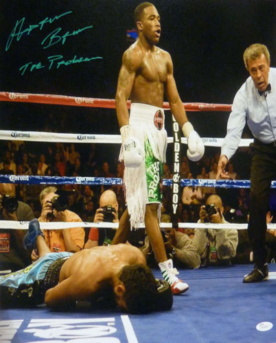 Adrien Broner Autographed 16x20 Photo w/The Problem JSA