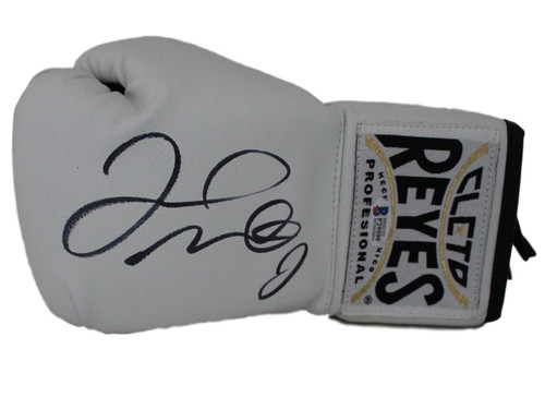 Floyd Mayweather Jr Signed Cleto Reyes White Left Hand Boxing Glove BAS