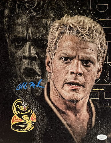 Chad McQueen Autographed/Signed The Karate Kid 11x14 Photo Beckett 46704