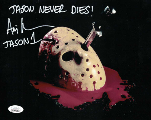 Ari Lehman Autographed Friday The 13th 8x10 Photo Jason Never Dies JSA