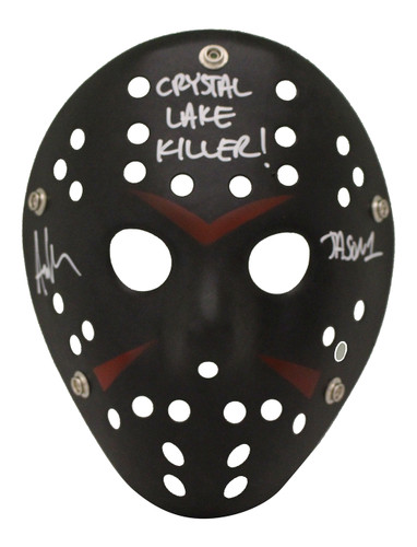 Ari Lehman Autographed/Signed Friday The 13th Black Mask Jason Beckett