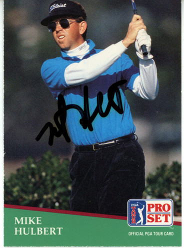 Mike Hulbert Autographed 1991 Pro Set #81 Trading Card Beckett 44860