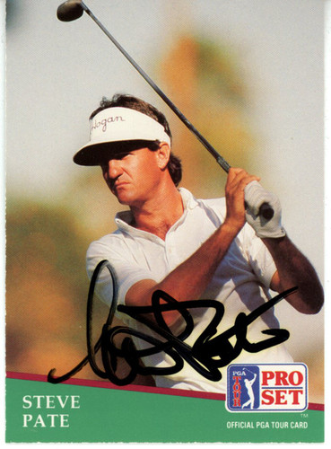 Steve Pate Autographed 1991 Pro Set #84 Trading Card Beckett 44883
