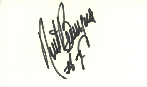Kurt Bevacqua Autographed San Diego Padres Index Card Beckett 45304