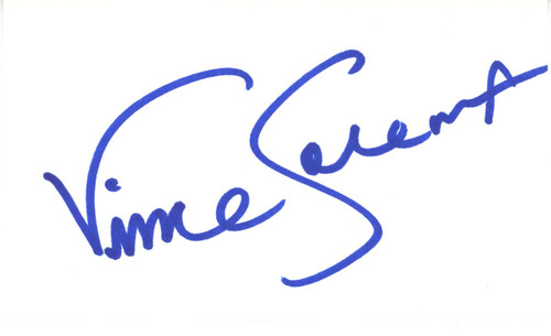 Vince Coleman Autographed St Louis Cardinals Index Card Beckett 45335