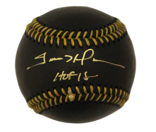Trevor Hoffman Signed San Diego Padres Black OML Baseball HOF Beckett