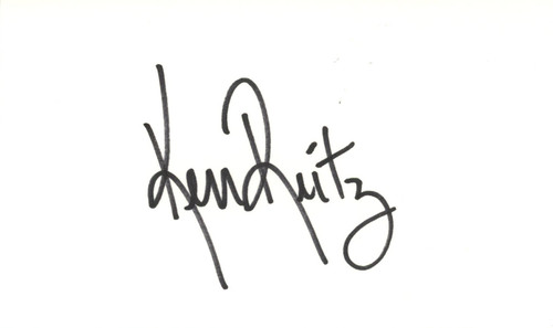 Ken Reitz Autographed/Signed St Louis Cardinals Index Card BAS 45307