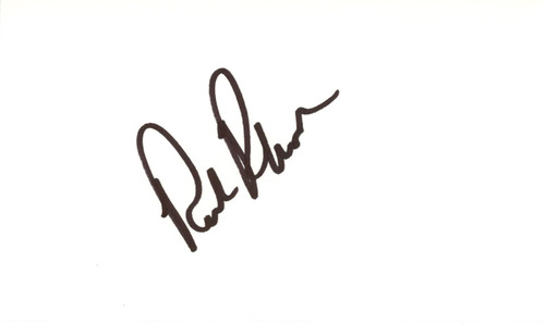 Rick Rhoden Autographed/Signed Pittsburgh Pirates Index Card BAS 45312