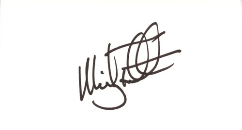 Mickey Tettleton Autographed Detroit Tigers Index Card Beckett 45315