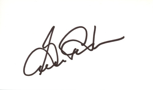 Gorman Thomas Autographed Milwaukee Brewers Index Card BAS 45309