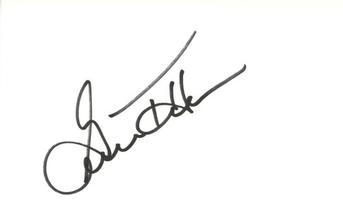 Gorman Thomas Autographed Milwaukee Brewers Index Card BAS 45321