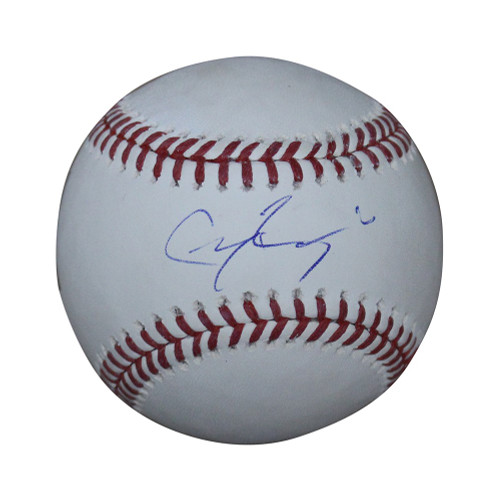 Greg Bird Autographed/Signed Colorado Rockies OML Baseball FAN