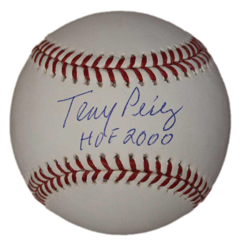 Tony Perez Autographed/Signed Cincinnati Reds OML Baseball HOF JSA