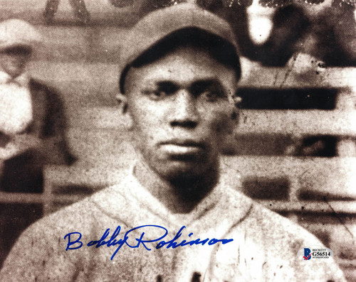 Bobby Robinson Autographed/Signed Negro Leagues 8x10 Photo BAS