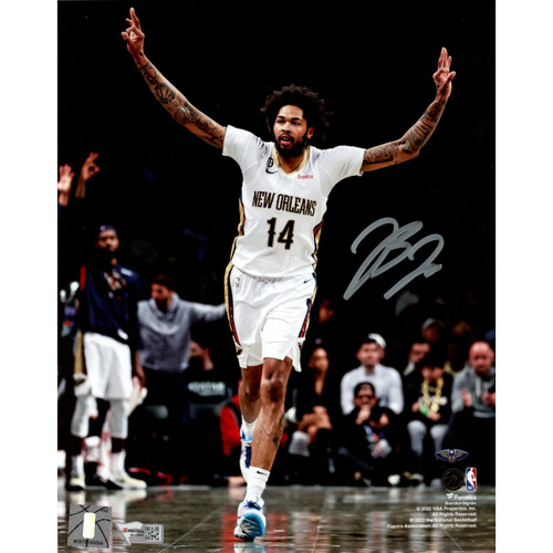 Brandon Ingram Autographed/Signed New Orleans Pelicans 8x10 Photo FAN 46676