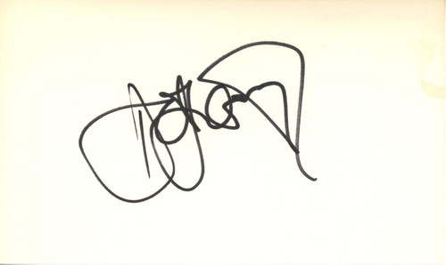 Detlef Schrempf Autographed Seattle Seahawks Index Card Beckett 45346