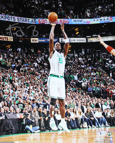 Kevin Garnett Autographed/Signed Boston Celtics 16x20 Photo BAS