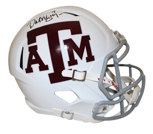 Dat Nguyen Autographed Texas A&M Aggies White Speed F/S Helmet BAS