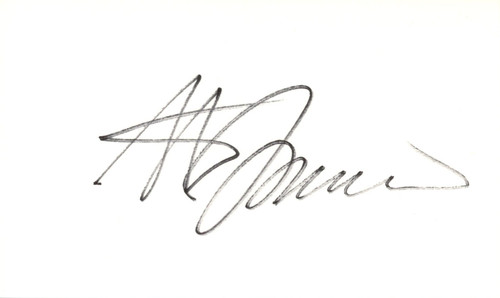 Steve Spurrier Autographed Florida Gators Index Card Beckett 45379