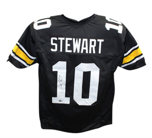 Kordell Stewart Autographed/Signed College Style Black Jersey Beckett