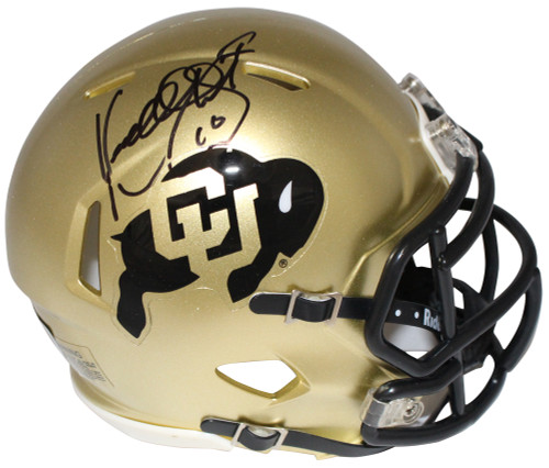Kordell Stewart Autographed Colorado Buffaloes Mini Helmet Beckett