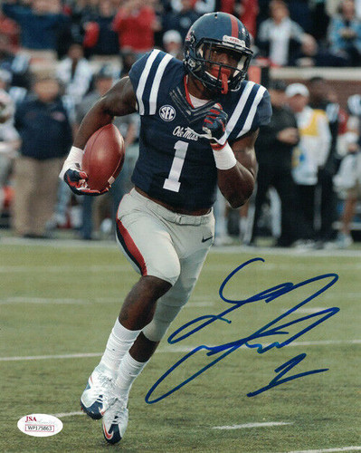 LaQuon Treadwell Autographed Ole Miss Rebels 8x10 Photo JSA