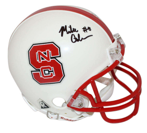 Mike Glennon Autographed/Signed North Carolina State Mini Helmet
