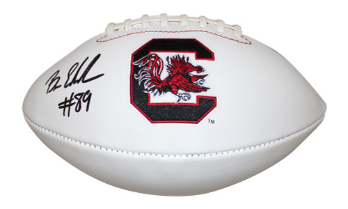Bryan Edwards Autographed South Carolina Gamecocks Logo Football BAS