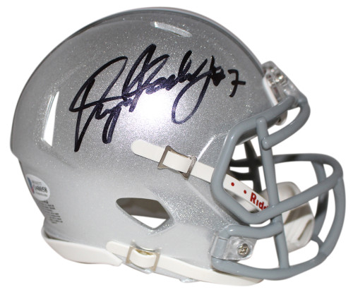 Dwayne Haskins Autographed Ohio State Buckeyes Speed Mini Helmet BAS