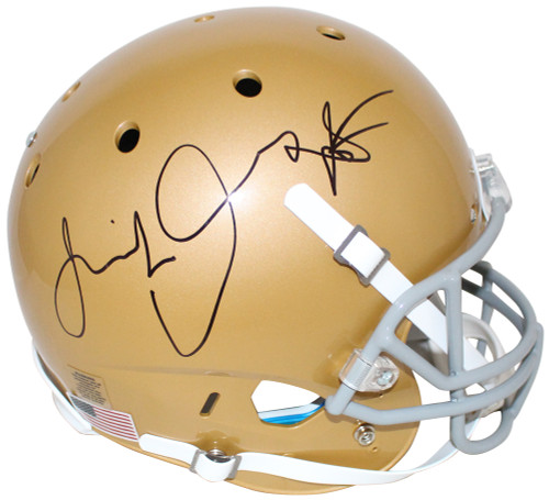 Jeremiah Owusu-Koramoah Signed Notre Dame F/S Schutt Helmet BAS