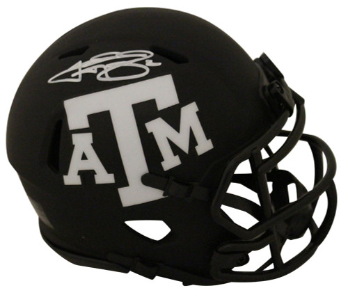 Johnny Manziel Autographed Texas A&M Aggies Eclipse Mini Helmet JSA